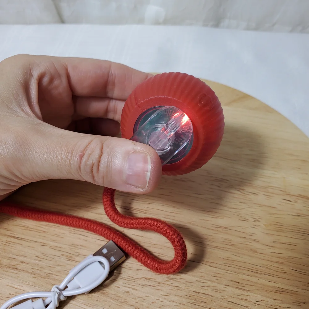 Pets Toy Cat Dog Ball Light-up Moving Interactive Rechargeable Rolling Smart Pet